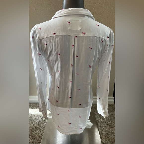 Rails Rocsi Flamingos Button Down - Picture 2 of 2